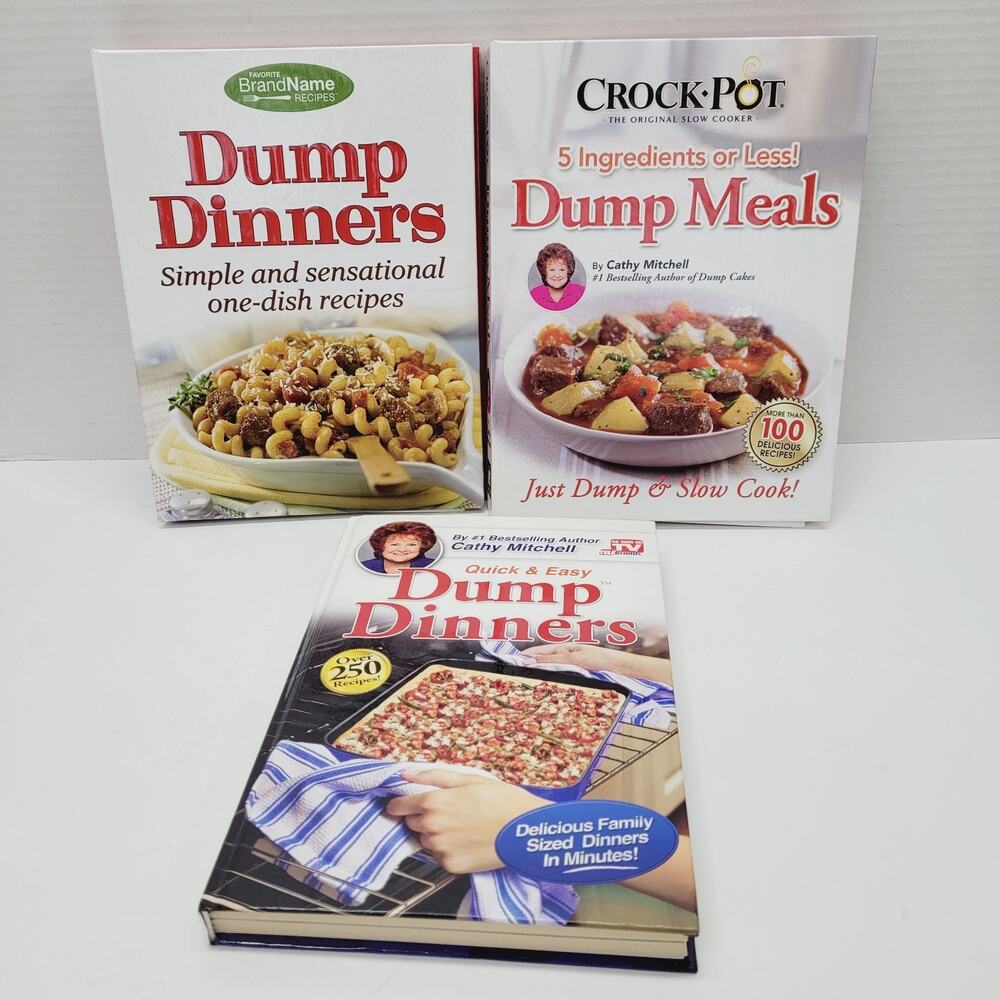 COOKING: Dump Meals Dump Dinners Quick & Easy Simple Sensational Cathy Mitchell